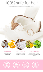 Crème Hydratante Bio pour <span class=keywords><strong>Cheveux</strong></span> Bouclés <span class=keywords><strong>Masque</strong></span> Capillaire à la Kératine à l'Huile de Coco pour <span class=keywords><strong>Cheveux</strong></span> <span class=keywords><strong>Crépus</strong></span> et Coils - Product Image 4