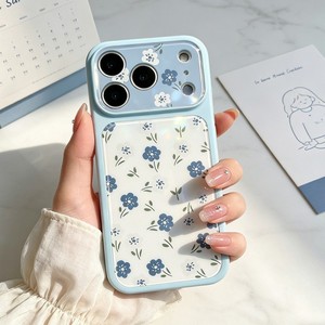 Nouvelle coque de téléphone en verre trempé pour filles, motif fleur, pour iPhone 13 14 15 16 17 Pro Max, dessin animé chat KT, anti-rayures, mignon lapin, coque arrière - Product Image 2