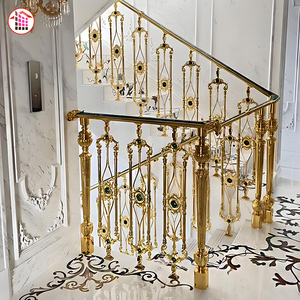 <span class=keywords><strong>Escalier</strong></span> en marbre avec incrustation au jet d'eau personnalisée, motif botanique, marches en pierre naturelle pour villa haut de gamme, service complet d'usine de marbre - Product Image 2