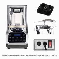 Blender Komersial Profesional Lohas, Mesin Dapur Listrik Berkecepatan Tinggi, Tugas Berat, untuk Restoran, Hotel, Kafe, Pengolahan Buah