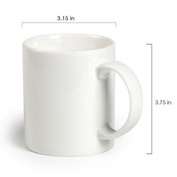 Tazas de café de cerámica blanca personalizadas, regalo de día y vacaciones para <span class=keywords><strong>maestro</strong></span>, con calcomanías de logotipo, 11oz - Product Image 6