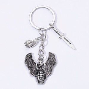 Llaveros de aleación con forma de granadas de mano pequeñas, personalizados y creativos, estilo clásico y moderno para hombre, para bolso de teléfono móvil. - Product Image 2