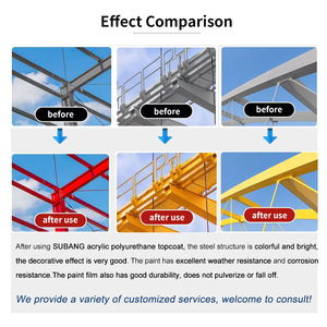 Pintura <span class=keywords><strong>de</strong></span> <span class=keywords><strong>Esmalte</strong></span> <span class=keywords><strong>de</strong></span> <span class=keywords><strong>Poliuretano</strong></span> Modificado con Acrílico Alifático, Revestimiento Líquido <span class=keywords><strong>de</strong></span> Alto Brillo para Decoración Exterior y Anticorrosión - Product Image 4