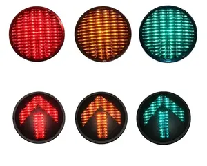 factory price 12 inch high flux led traffic light