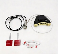 Micro pour trou de son T-06, sans perçage, pour guitare acoustique, classique, folk, sortie via la patte de bascule, accessoires de micro pour guitare