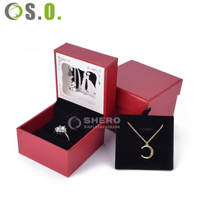 Boîte en carton imitation cuir PU de haute qualité pour cadeaux de mariage, emballage personnalisé de bijoux avec logo - Product Image 6