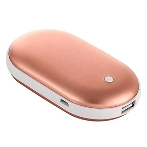 Calentadores de mano reutilizables recargables, Banco de energía, calentador de manos de 5200mAh, calentadores de manos de bolsillo, cargador de batería portátil <span class=keywords><strong>para</strong></span> hombres y mujeres - Product Image 1