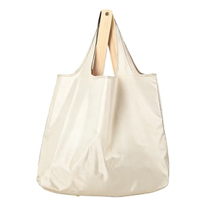 Wholesale Custom Easy Carry Polyester Reusable <b>Foldable</b> Heavy Duty Expandable Tote <b>Bag</b> with Handles - Product Image 2