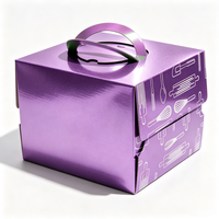 Individuell Bedruckte Gebäckbox Faltbare Karton-Geschenkbox für Feiertage Lebensmittelechte Pizza-Verpackung Umweltfreundlich Recycelbar