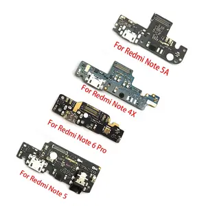 Câble flexible de charge USB pour Xiaomi Redmi Note 4 4X 5 5A 6 3 Pro Se Dock Plug Plug Plug Plug Port Connector Board Flex Cable