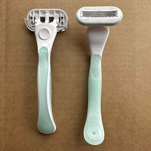 <span class=keywords><strong>Rasoir</strong></span> pour femmes le plus vendu, cartouche à 5 lames à dos ouvert, lames en acier inoxydable, sûr pour le visage - Product Image 1