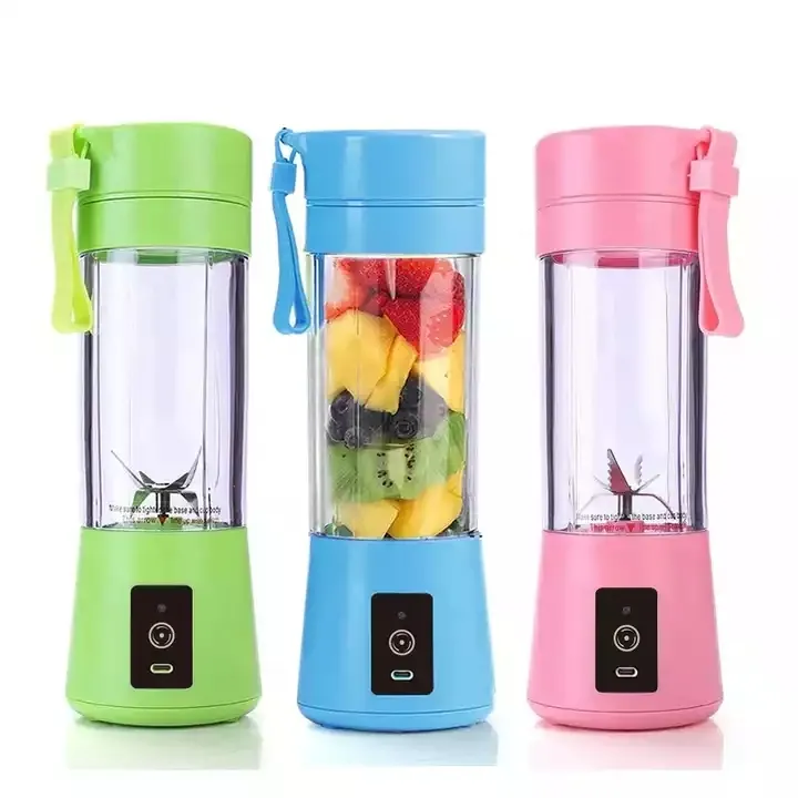 Portable Blender Personal Size Electric USB Juicer Cup Fruit Smoothie Juicing Mixing Crush ice Blender Mixer