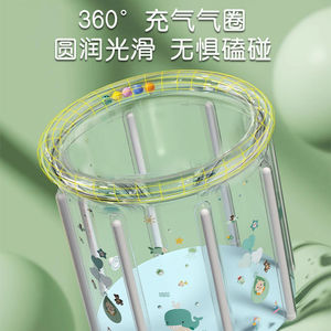 <span class=keywords><strong>Bañera</strong></span> inflable de plástico transparente para bebé, piscina de baño para bebé, piscina inflable transparente para bebé, adecuada para uso doméstico - Product Image 4