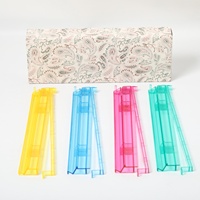 Spingitessere Trasparenti per Mahjong Americano con Cuscinetti Antiscivolo, Impermeabili e Resistenti, Accessori per Giochi Ricreativi in Confezione Colorata