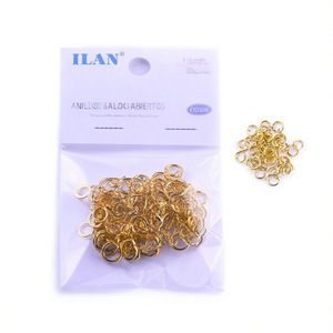 Anelli Aperti Ilan 1.2x9mm Oro 20G Forniture per Creazione di Gioielli - Product Image 2