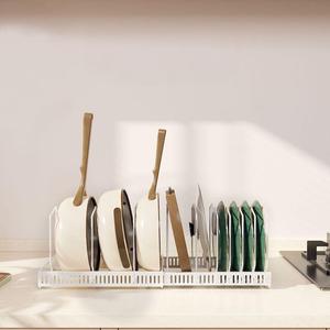 Ripiano ripiano in metallo retrattile portaoggetti salvaspazio casa <span class=keywords><strong>lavello</strong></span> da cucina portaoggetti - Product Image 2
