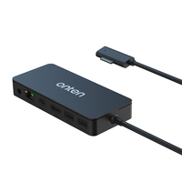 Station d'accueil 12 en 1 pour Microsoft Surface Pro 9/8/X/7/6/5/4/3/Surface Laptop 5/4/3/2/1/Laptop go 3/2/1/Surface Book 3/2/1