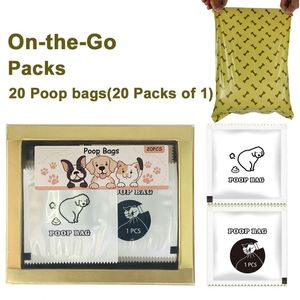 Sacs à déjections pour animaux de compagnie biodégradables et compostables sur mesure, format voyage de poche, vente en gros fabricant - Product Image 2