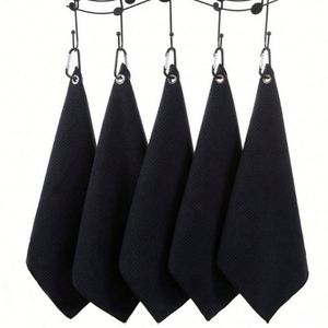 Wholesale Printed Towels With <b>Hook</b> and Pocket Microfiber Fabric Waffle Pattern Golf Towel Custom Logo - Product Image 4