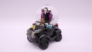 Precio de Fábrica, Lindos Regalos de Halloween, Bola de Cristal de Resina de 45 mm, Decoración Festiva, Globo de Nieve Pintado a Mano con Diseño de Bruja, Mago, Drácula - Product Image 2