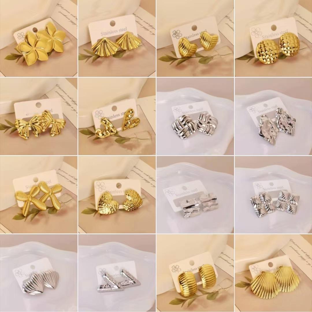 pure golden earrings