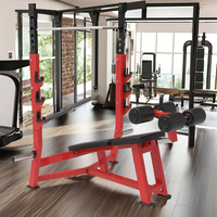 Chaise de Fitness à domicile multifonctionnelle professionnelle tabouret d'haltère en acier équipement d'entraînement en pente vers le haut exercices d'épaule hommes