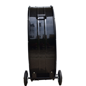 Ventilateur de refroidissement à air cylindrique en métal de 48 pouces, à quatre pales courbées, portable, 3 options, pour usage extérieur, domestique, garage, hôtel - Product Image 3
