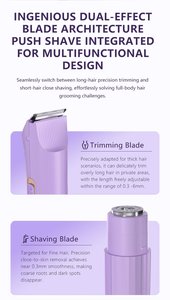GOODSKY Nouvelle Tendance Épilateur Électrique Double Tête Femme Rasoir Tondeuse Maillot pour Jambes Aisselles - Product Image 2