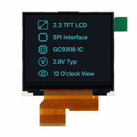 Fabrikneues 2,3-Zoll-TFT-LCD-Bildschirmmodul 320x240 mit SPI-Schnittstelle und 2,8V Logik für Handheld-Geräte und tragbare Instrumentenprojekte