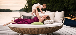 Hot New Outdoor Garden Hanging Nest Wing Bed Diseño redondo de ratán para hoteles Patios Villas Parques - Product Image 6