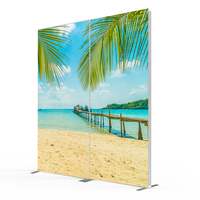 Boîte à lumière LED en aluminium pliable ADMAX SEGfold, système de verrouillage sans outil, entièrement pliable, portable, éclairée, stand publicitaire pour exposition