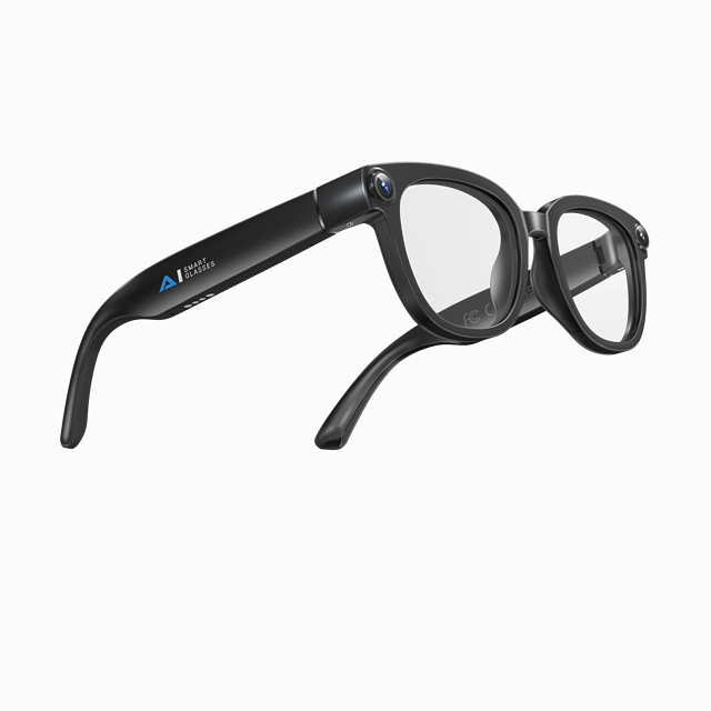 Smart AI Glasses with 4K Video Recording Real-Time Translation Hands-Free Calling IP67 Waterproof ChatGPT Integration