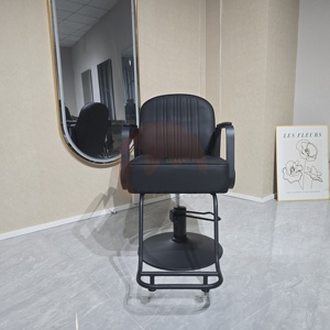 Fauteuil de coiffure exclusif rotatif et relevable pour la coupe de cheveux, chaise de <span class=keywords><strong>barbier</strong></span> tendance pour salon de coiffure - Product Image 4