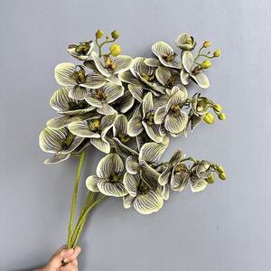 <span class=keywords><strong>Orchidée</strong></span> Vanda <span class=keywords><strong>artificielle</strong></span> de haute qualité à 9 têtes, imprimée en 3D, pour décoration intérieure et centre de table - Product Image 3