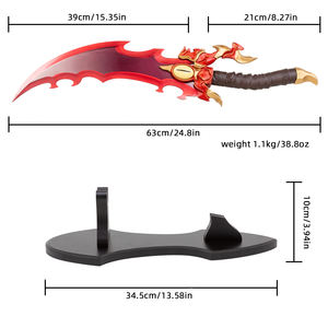 Arme du Roi Démon de <span class=keywords><strong>Solo</strong></span> <span class=keywords><strong>Leveling</strong></span> - Poignard en métal de qualité supérieure, objet de collection et accessoire de cosplay - Product Image 5