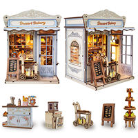 Kit de maison miniature DIY, maison de poupée en bois, puzzle 3D miniature, kit de modèle miniature, jouets éducatifs pour adultes et enfants