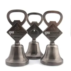 Custom World Famous Country Italy Switzerland Sweden Singapore Janpan Korea Tourist Souvenir Metal Bottle Opener Dinner Bell