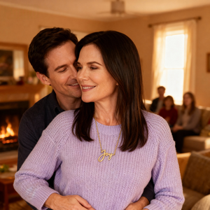 Collana con Ciondolo Personalizzato AIZL, Placcato Oro 18K, Acciaio Inossidabile, Design Classico Unisex, Regalo CN/GUA - Product Image 2