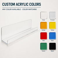 Présentoir de vernis à ongles en acrylique transparent sur mesure pour usine, support de bouteilles à niveaux pour salon, vente au détail et rangement de cosmétiques