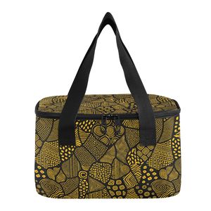 African Ethnic Tribal Pattern Insulated <b>Mini</b> <b>Cooler</b> Bag Portable Custom Print 6-Pack Small Lunch <b>Cooler</b> Bag for Lunch - Product Image 1
