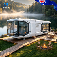 Maison capsule préfabriquée de luxe, maison modulaire miniature, cabane intelligente pour hôtel de villégiature, Airbnb, glamping, logement