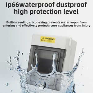 Hộp phân phối điện chống nước ngoài trời hộp Mạch Gia dụng gắn trên bề mặt chống bụi chống rò rỉ Chống Mưa Mở không khí - Product Image 4