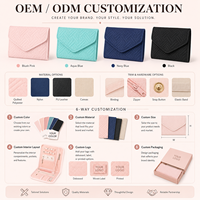 Organisateur de bijoux de voyage simple et élégant en cuir PU matelassé pliable avec porte-bagues, crochets pour colliers et poches zippées – Vente en gros