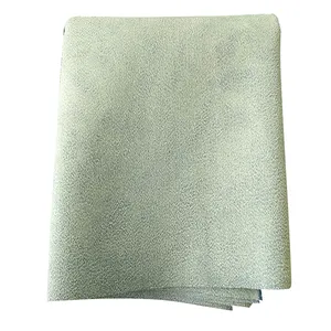 household cleaning product window cleaning blue ultrafine fiber synthetic pu leather wipe microfiber cloth 300g 350gsm