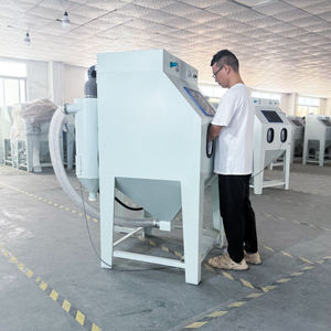 Machine de sablage à sec à commande manuelle PLC haute efficacité, fonctions de polissage et de meulage, fonctionnement sans poussière, pour métal - Product Image 6