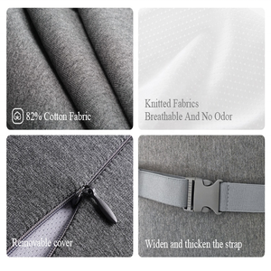 Bravo <strong>Extra</strong> Dense Lumbar <strong>Pillow</strong> Patented Ergonomic <strong>Firm</strong> Back Support <strong>Pillow</strong> for Lower Back Pain Relief - Product Image 3