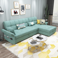 Sofá Katil, muebles prácticos para sala de estar con sofá convertible, cama y sofá de almacenamiento Bad