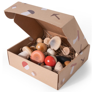 เกมเก็บเห็ดไม้สำหรับเด็ก 21x22x6.8 ซม. ของเล่นสำรวจธรรมชาติ - Product Image 3