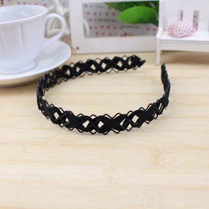Diademas de Estilo Coreano para Niñas, de Metal y Tela, con Diseño Geométrico Hueco, Combinación de Colores, Accesorios para el Cabello de Uso Diario - Product Image 2