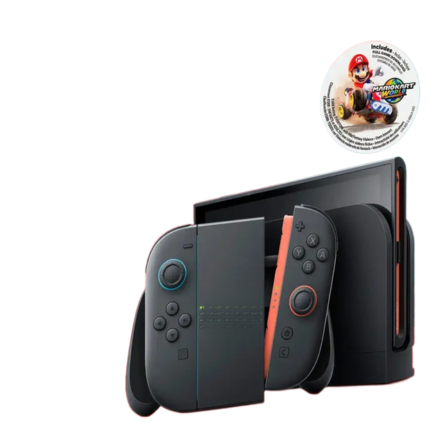 NS2 Wireless 2.4GHz Dual Joystick Game Controller for for Compatible Magnetic Design 7.9-inch LCD Screen 1080P 2-Player